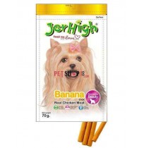 Jerhigh Dog Treats Fruity Banana Sticks 70 Gm
